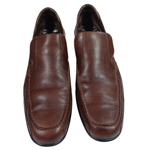 Cole Haan Men’s Nike Air Leather Brown Slip On Loafers Shoes Size 11 M